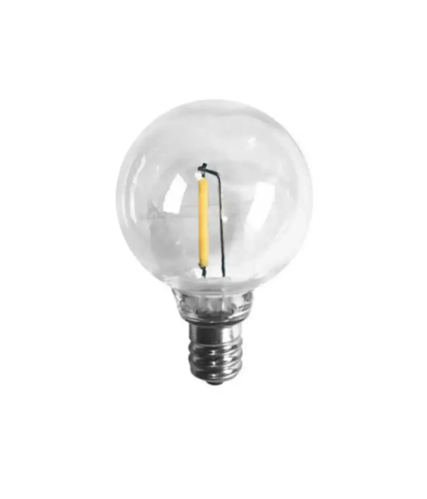 Foco LED Bola 0.5-0.6W E12 120V G40 MAVIJU luz clara