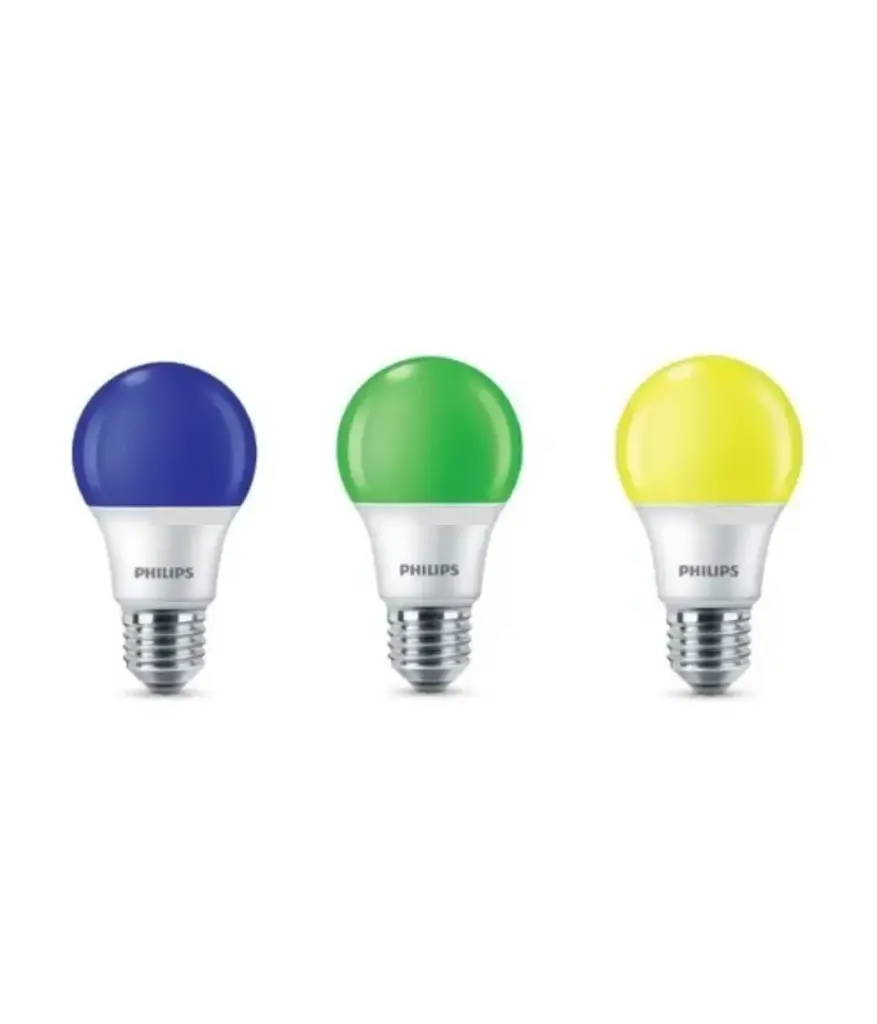 Foco LED Bola 4W E27 varios colores AMERICANLITE