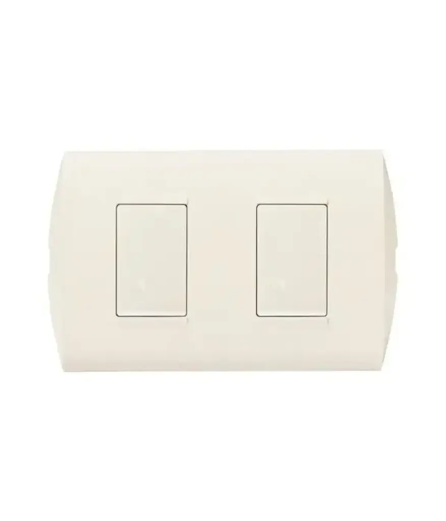 Interruptor doble ticino para empotrar Modus (AE2200EM)