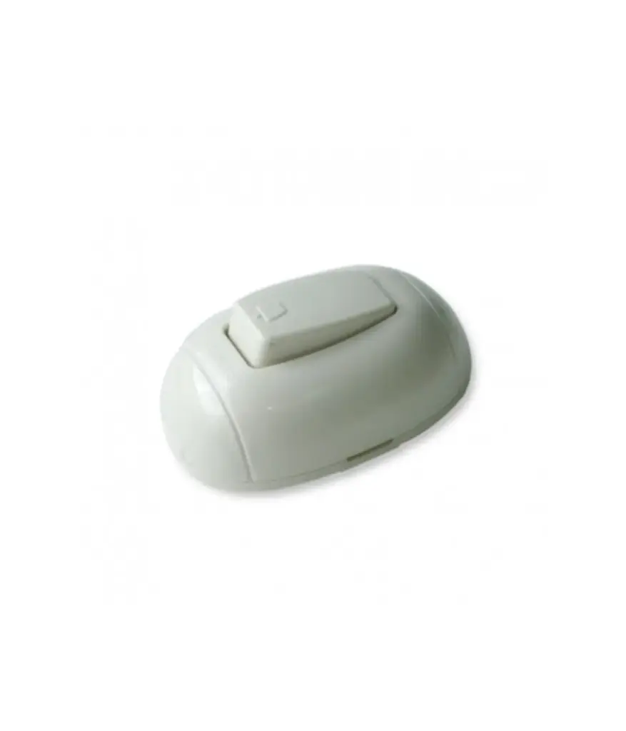 Interruptor pulsador timbre sobrepuesto Ticino (P59) Oval