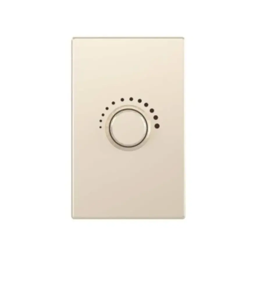 Interruptor regulador dimmer 200w Champagne Optimus MAVIJU p/empotrar