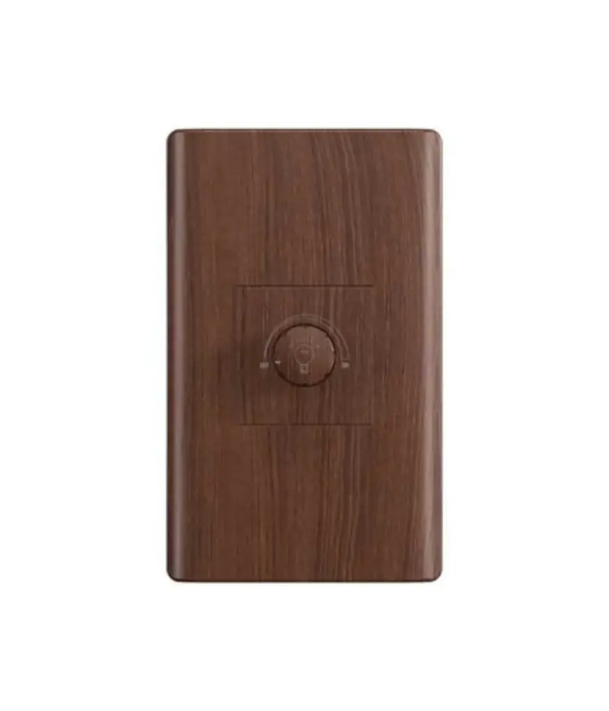 Interruptor regulador Dimmer 300w Maderado p/empotrar MAVIJU