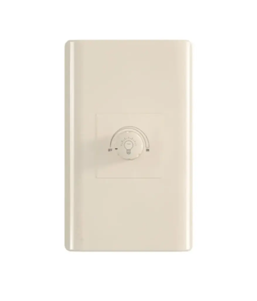 Interruptor regulador Dimmer 300w Marfil p/empotrar MAVIJU