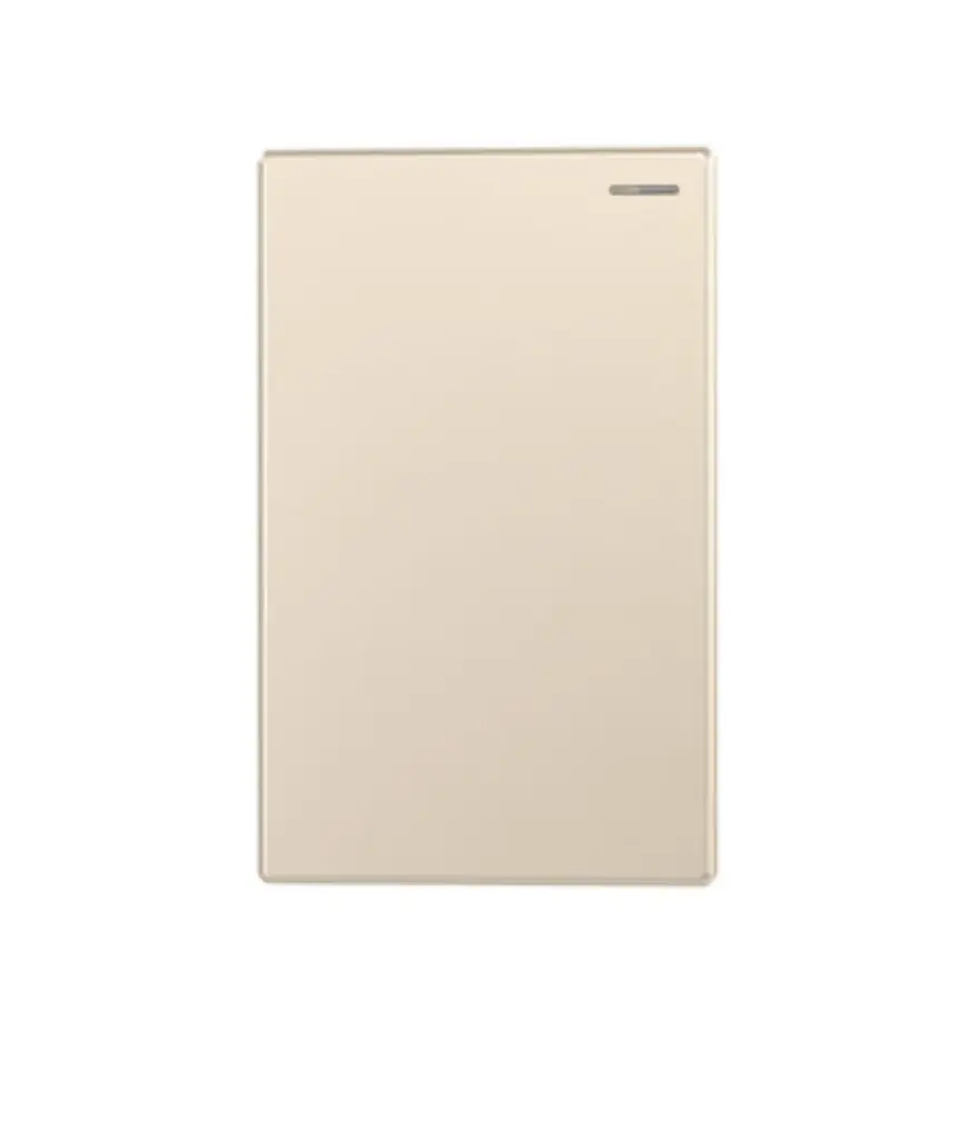 Interruptor simple conmutador p/empotrar MAVIJU Champagne Optimus 10a 125/250v