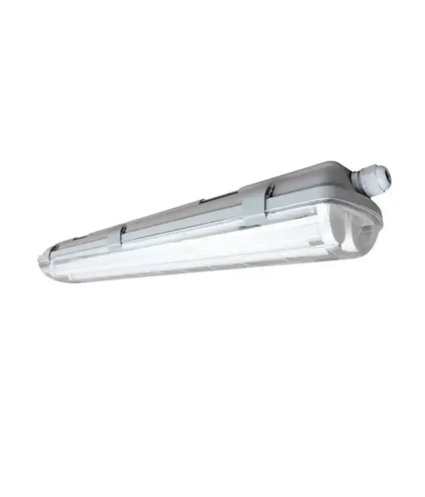 Lampara fluorescente hermet. p/2 tubo LED AMERICALITE S/TUBO