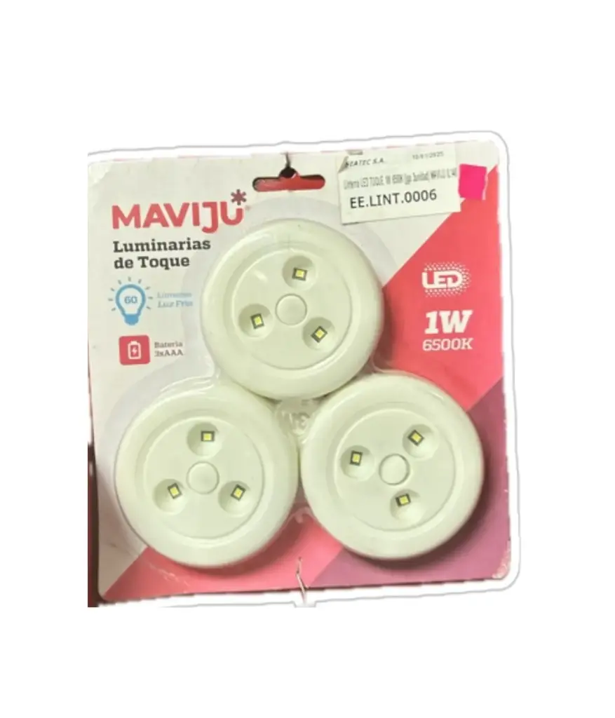 Linterna LED TOQUE 1W 6500K (jgo 3unidad) MAVIJU IL140014