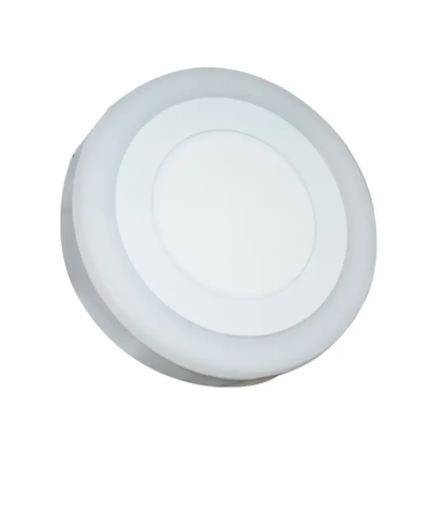 Luz LED Doble ambie. Redon. 12+4w 110-240v luz Blanca/amarilla MAVIJU p/empotrar