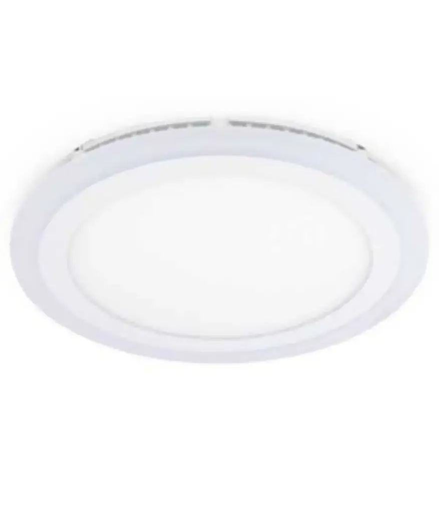 Luz LED Doble ambie. Redon. 6+3w 110-240v luz Blanca/amarilla MAVIJU p/empotrar