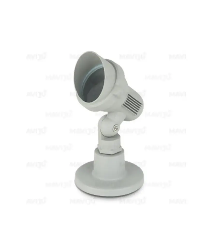 Luminaria p/jardin de Piso (Gris) p/foco dicroico GU10 120v MAVIJU (IL180087)