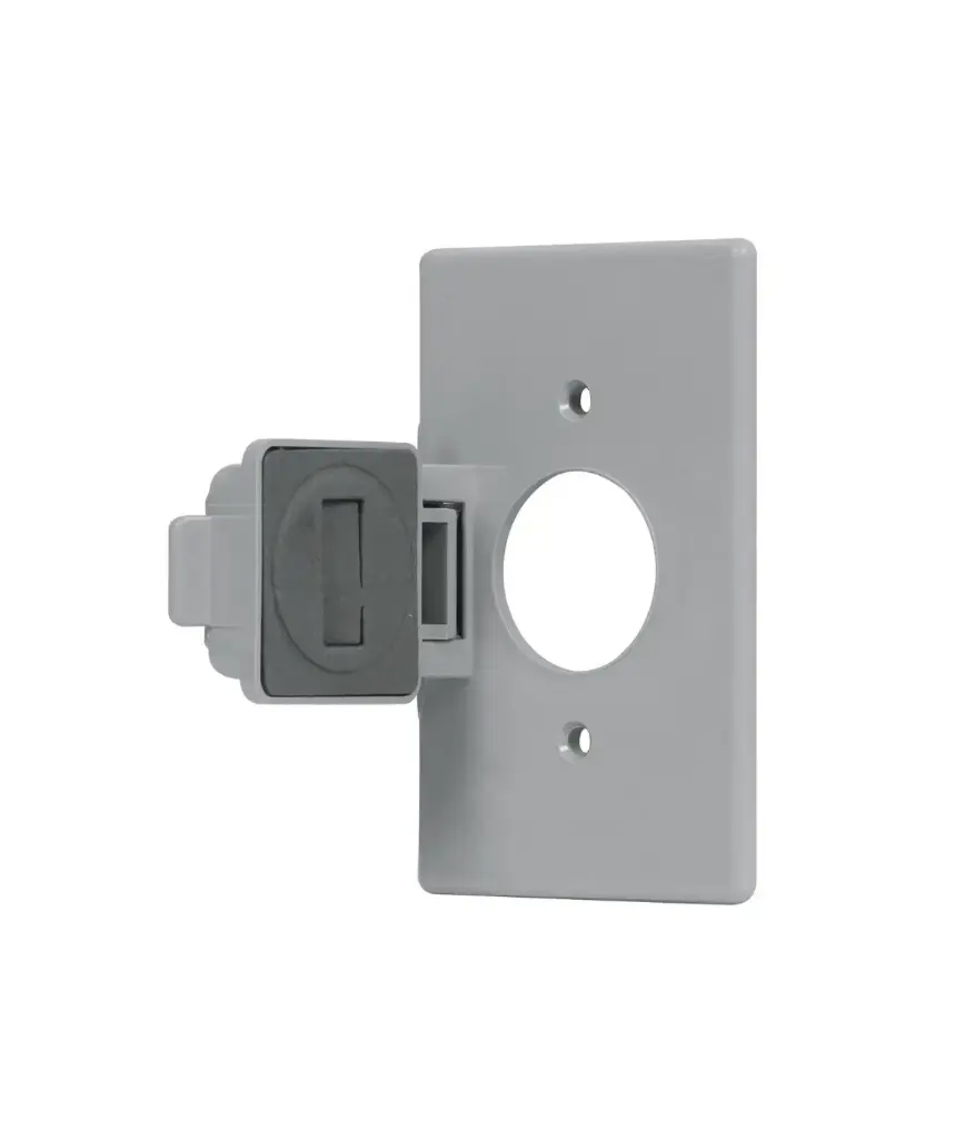 Placa interperie 1 servicio PLASTICA t/protectora