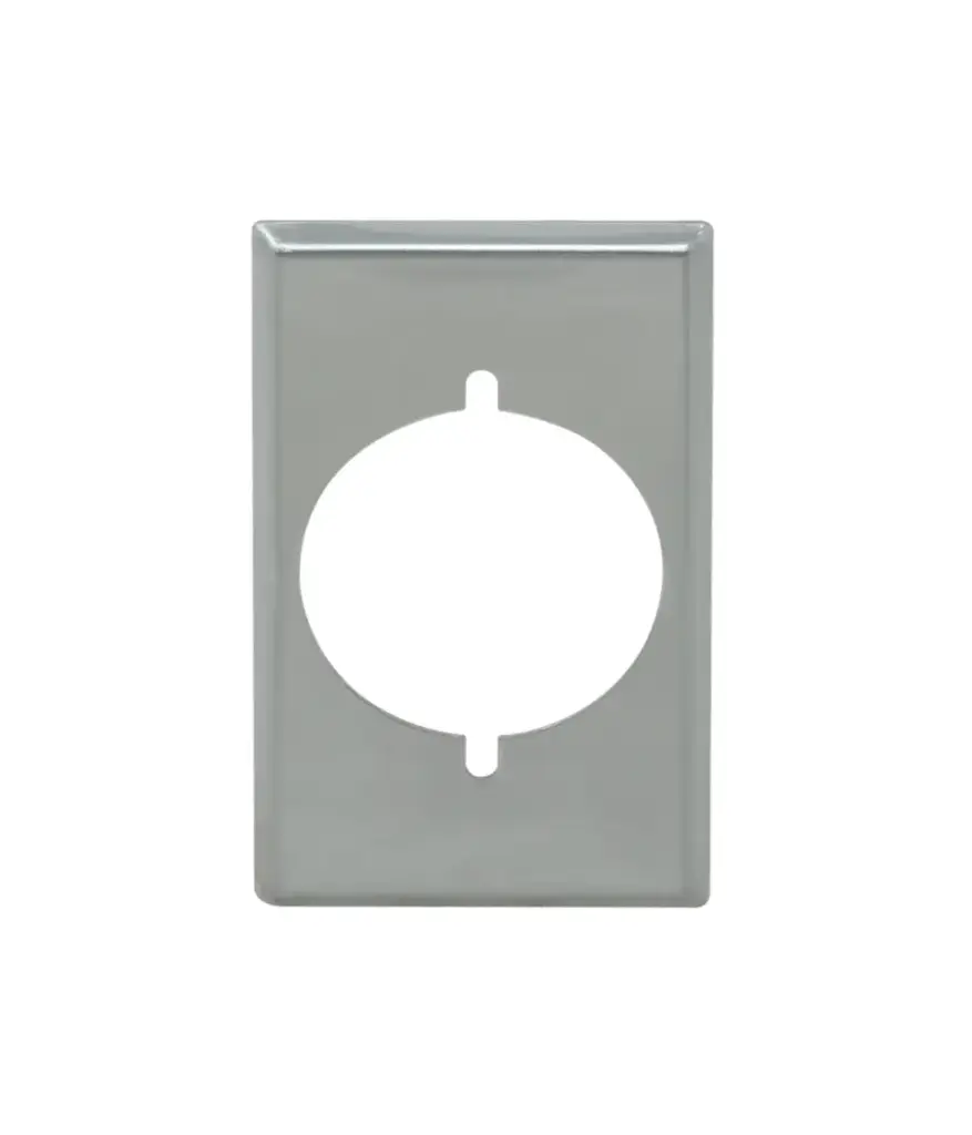 Placa metalica p/toma pata gallina empotrable COOPER MOD 39CH