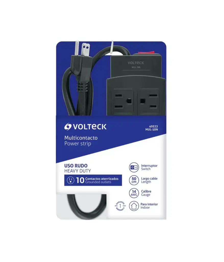 Regleta 10 servicios MUL-10 VOLTECK