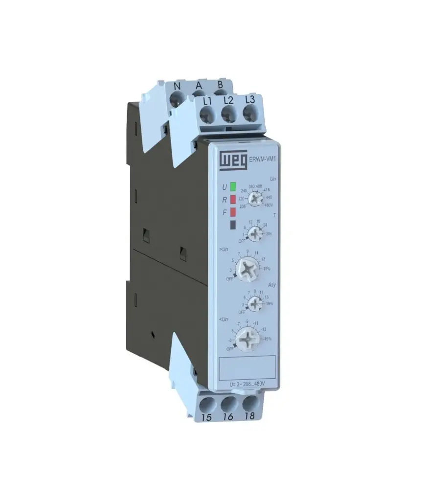 Rele Multifuncion Protec. ERWM-VM1 0(OFF) 30s/1NAC WEG