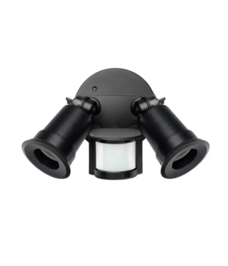 Sensor de movimiento interperie p/doble boquilla 180º 110v evLite  (ST65) IP44