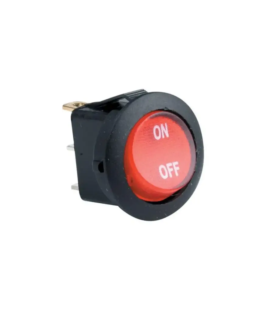 Switch de encendido ON/OFF plastico rojo ECOLED