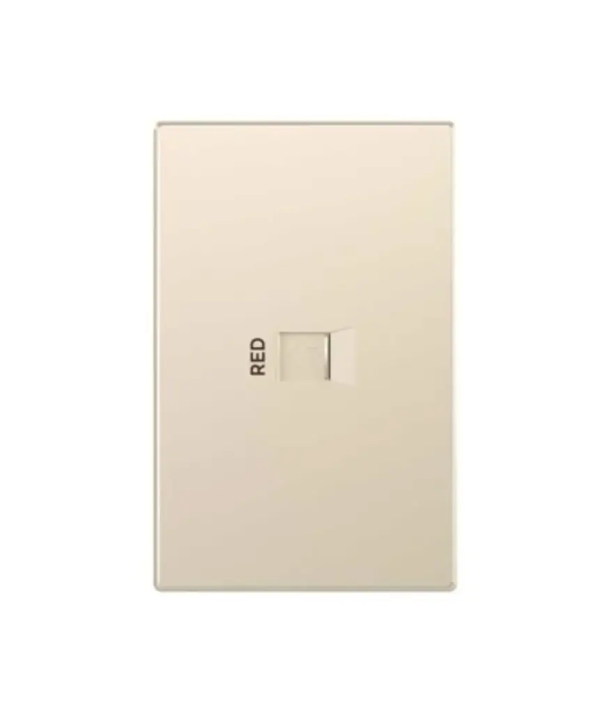 Toma p/Datos RJ45 (1serv) p/empotrar Champagne Optimus MAVIJU CAT6