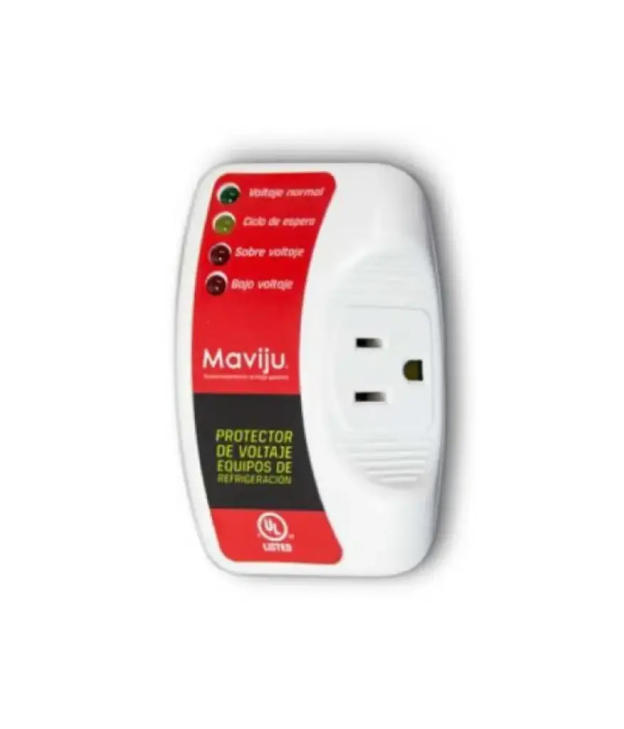 Toma Protector Voltaje 1serv. 120V 12amp MAVIJU equipo refrigeracion