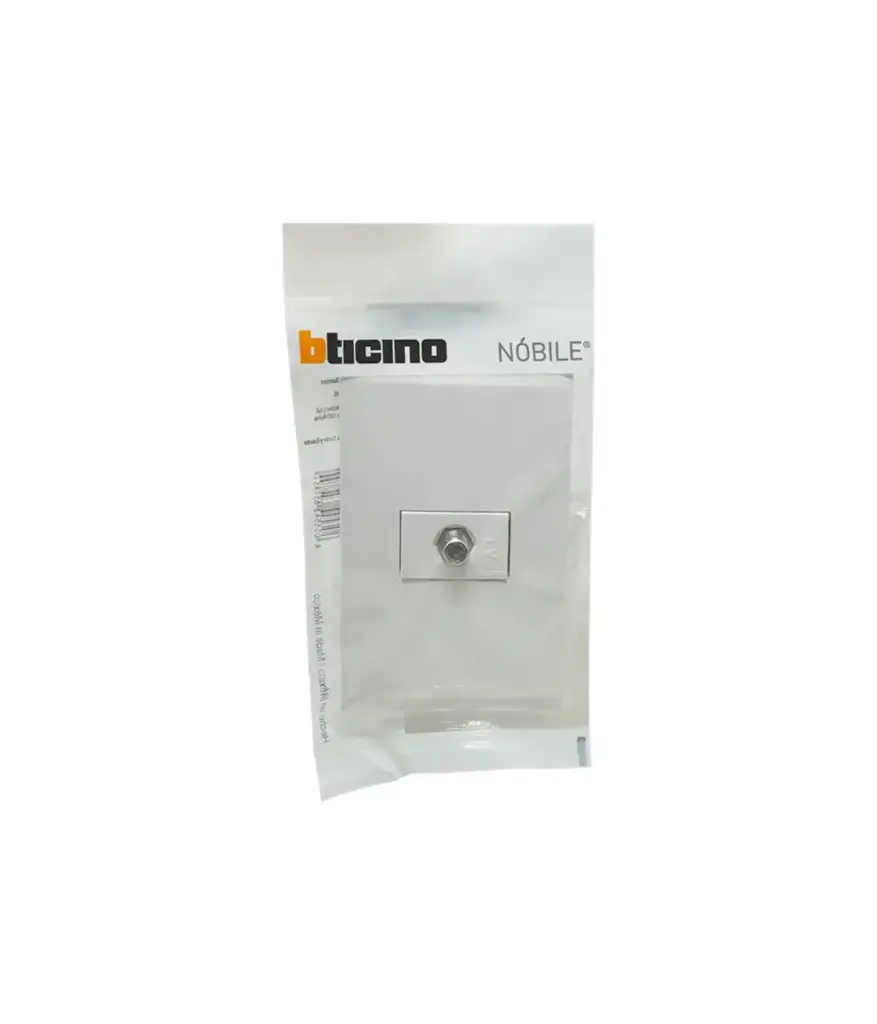 Toma taco ticino p/cable coaxial p/TV