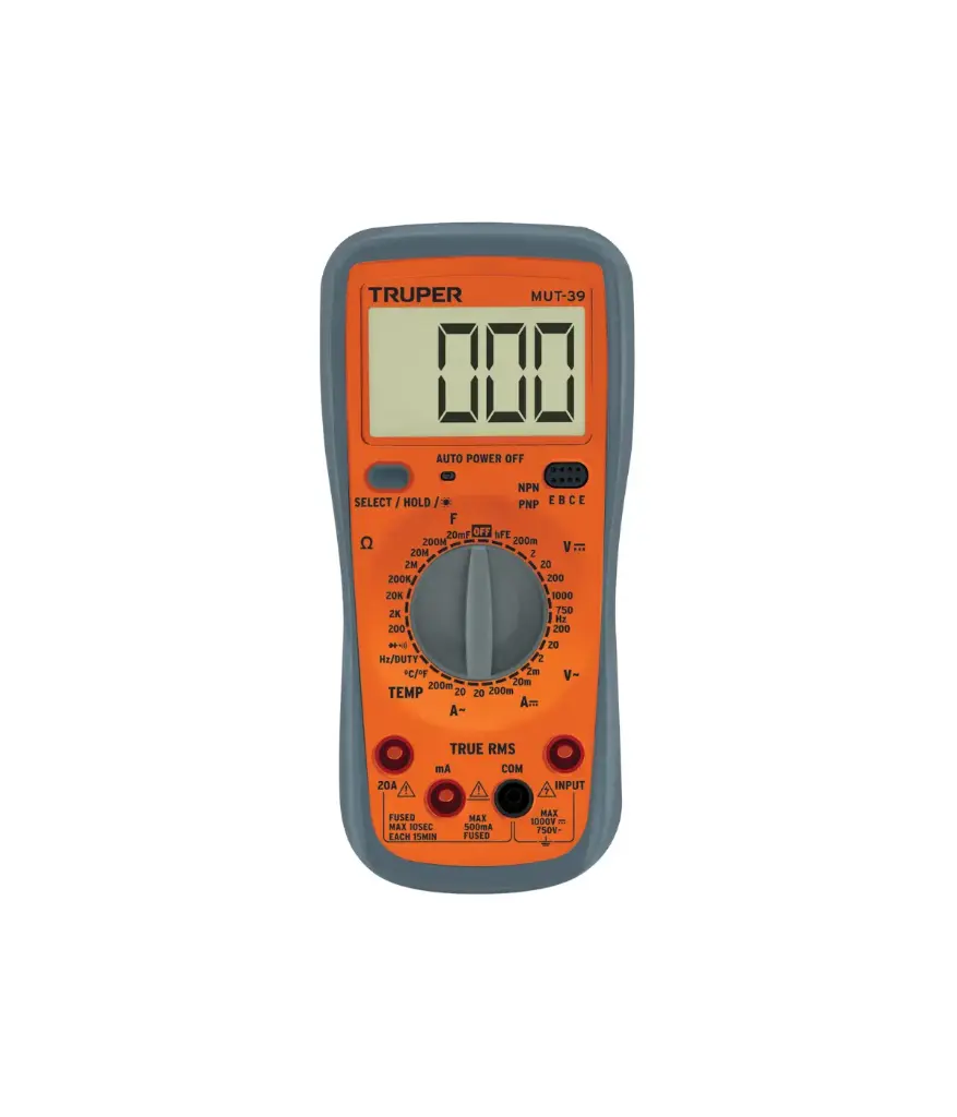 Amperimetro digital TRUPER MUT-39
