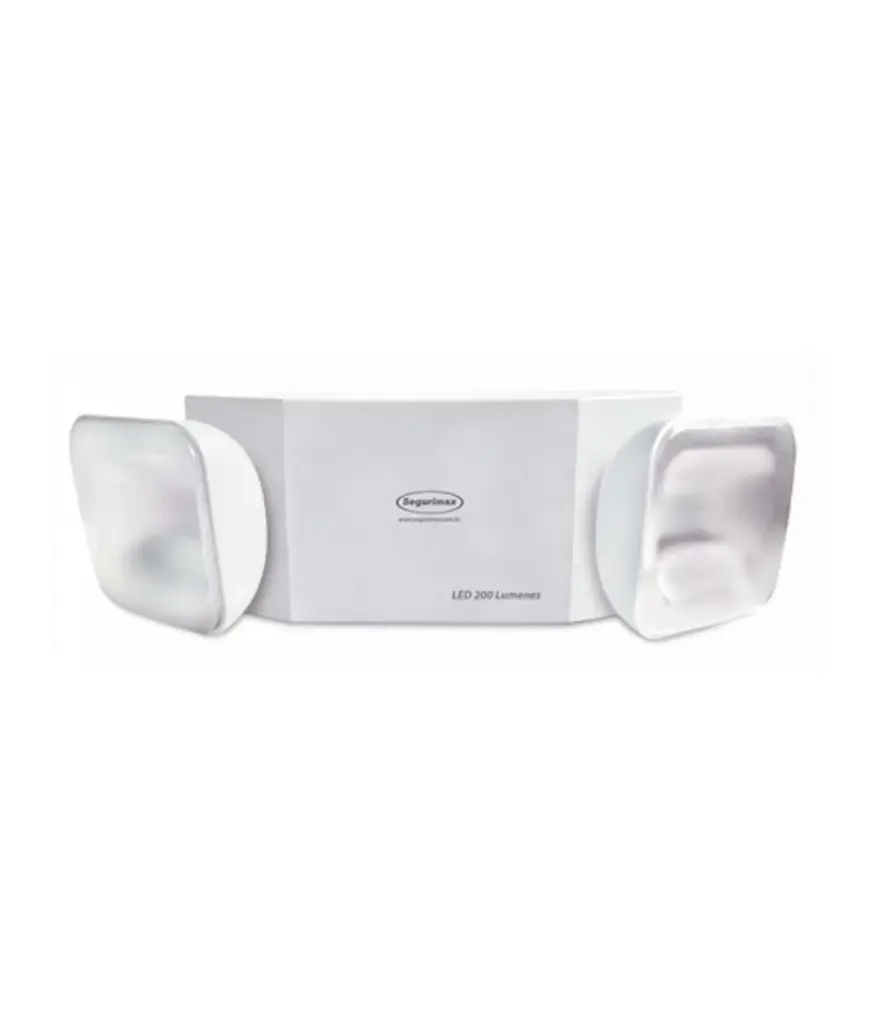 Luces de emergencia LED 110/220V 12LED 200LM Clasica SEGURIMAX