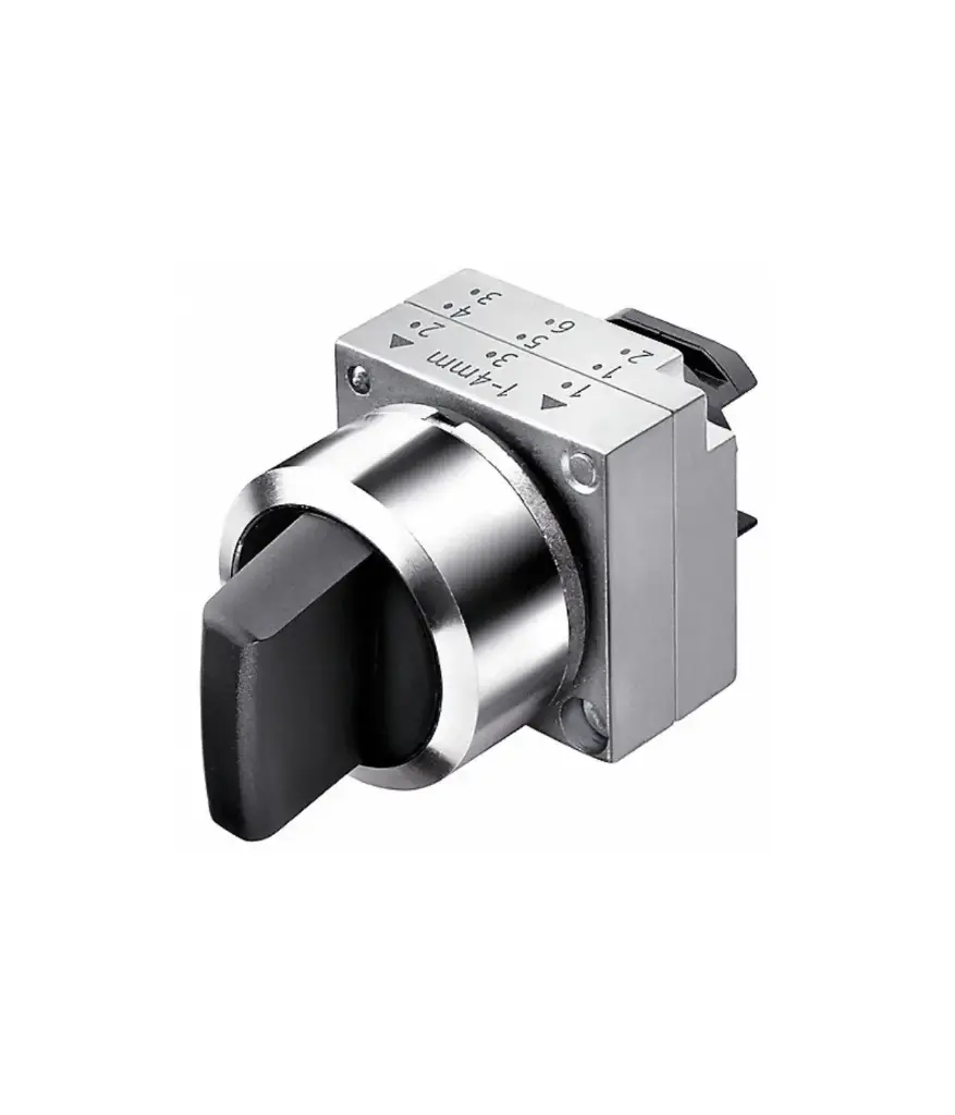 Selector 2 posiciones 22MM 1NA METALICO SIEMENS 3SB3-602-2KA11