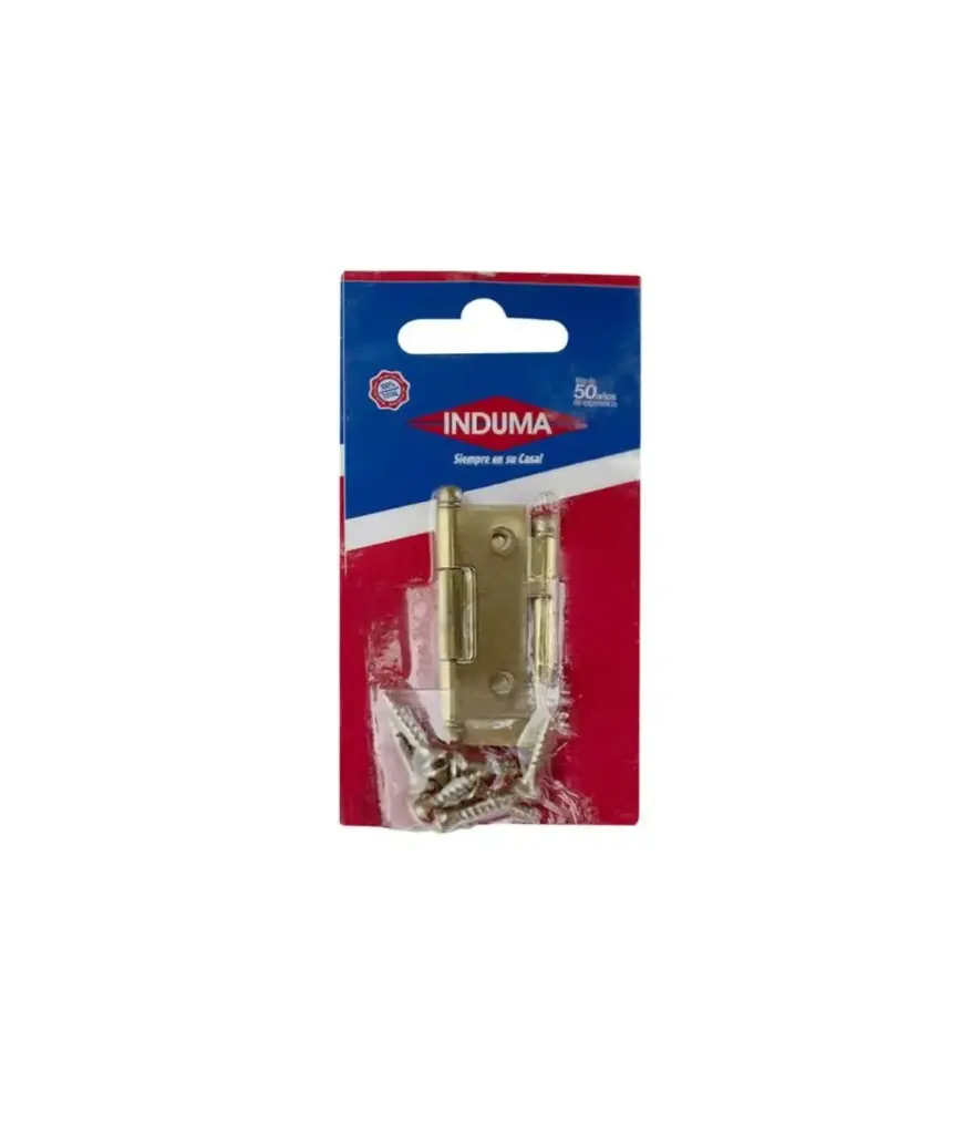 Bisagra 1 1/2 dorada liviana