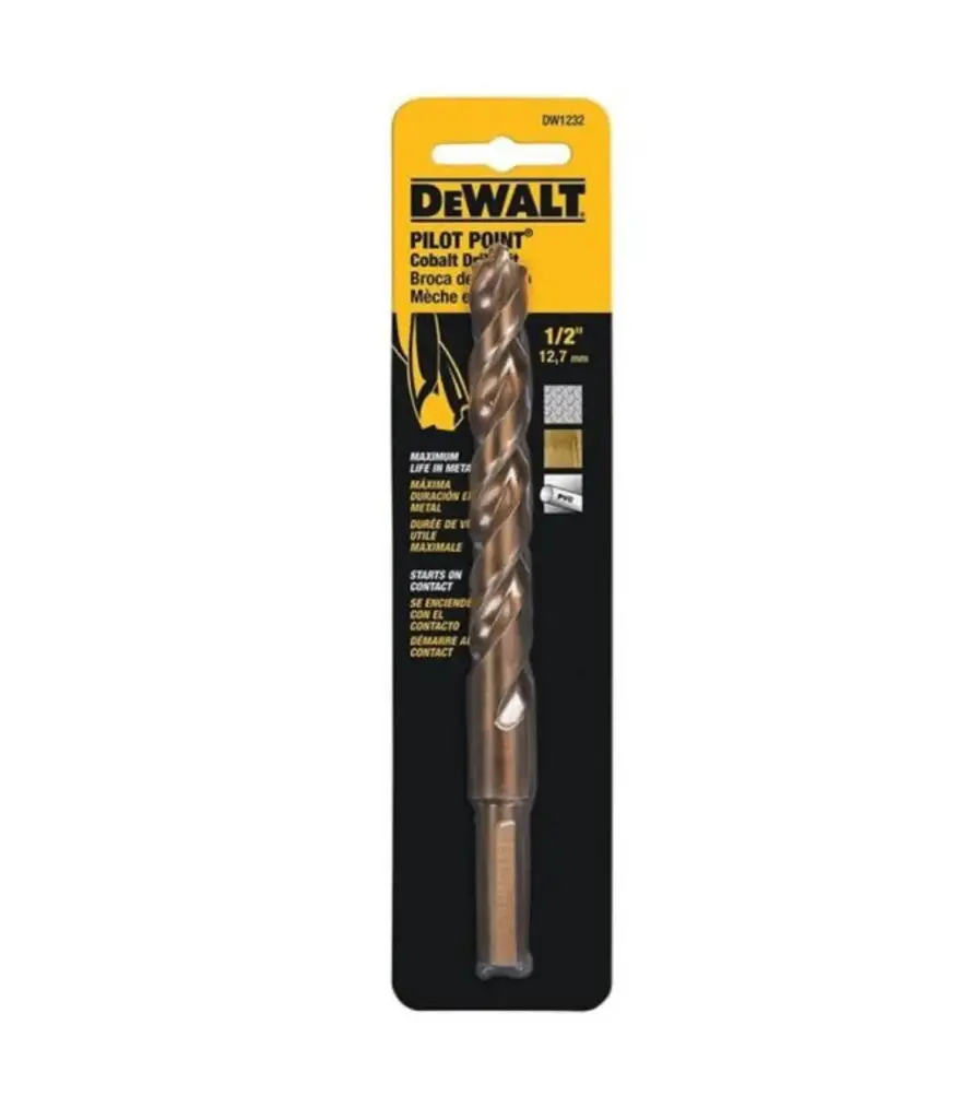 Broca COBALTO  1/2" DEWALT DWA1232