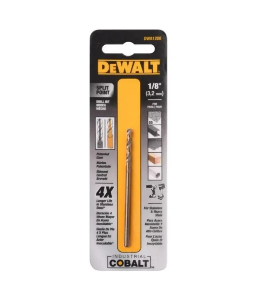 Broca COBALTO  1/8" DEWALT DWA1208
