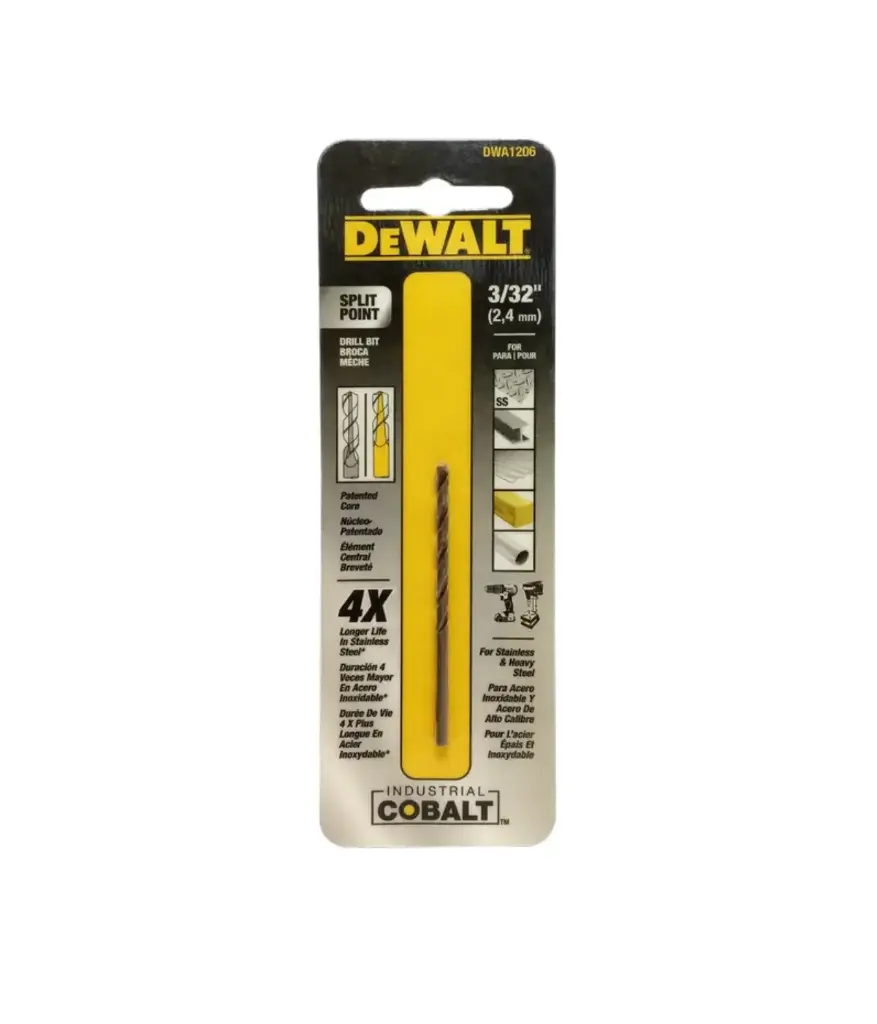 Broca COBALTO  3/32" DEWALT DWA1206