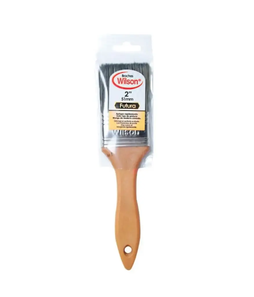 Brocha 1 1/2" Mango Natural Wilson Futura