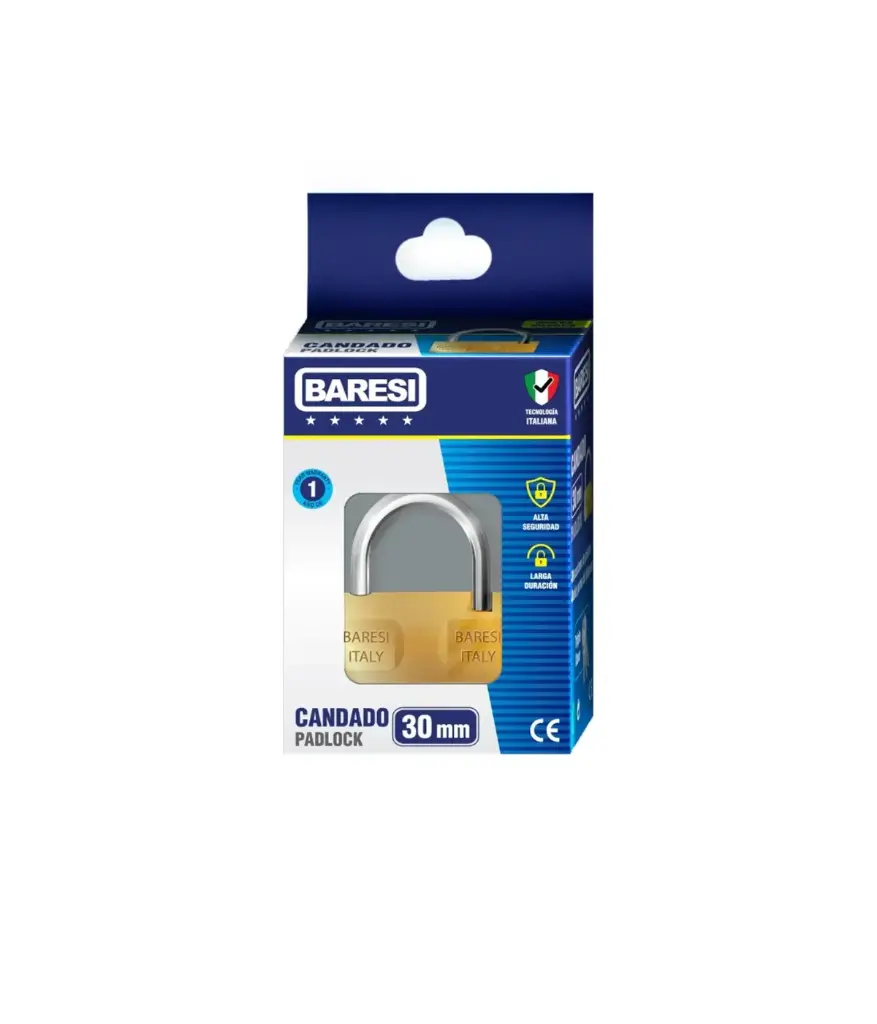 Candado 30mm barril BARESI/BAOLI