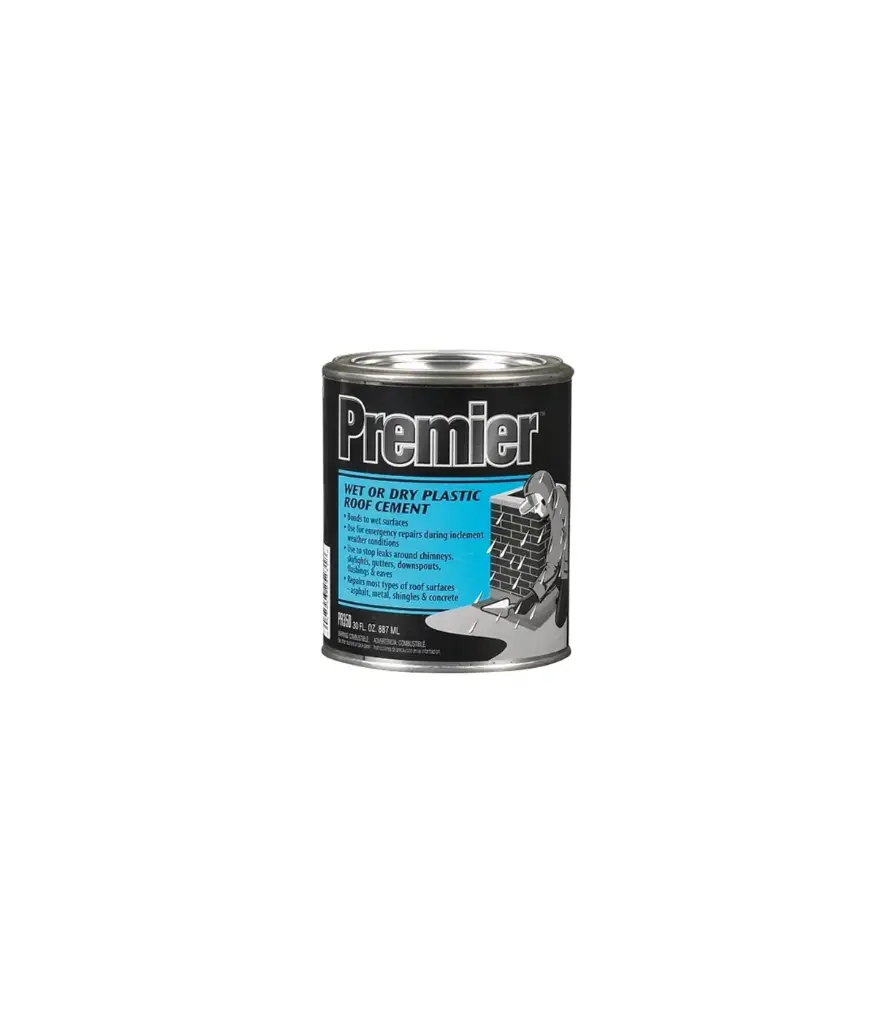 Cemento plastico negro para techo 1/8"