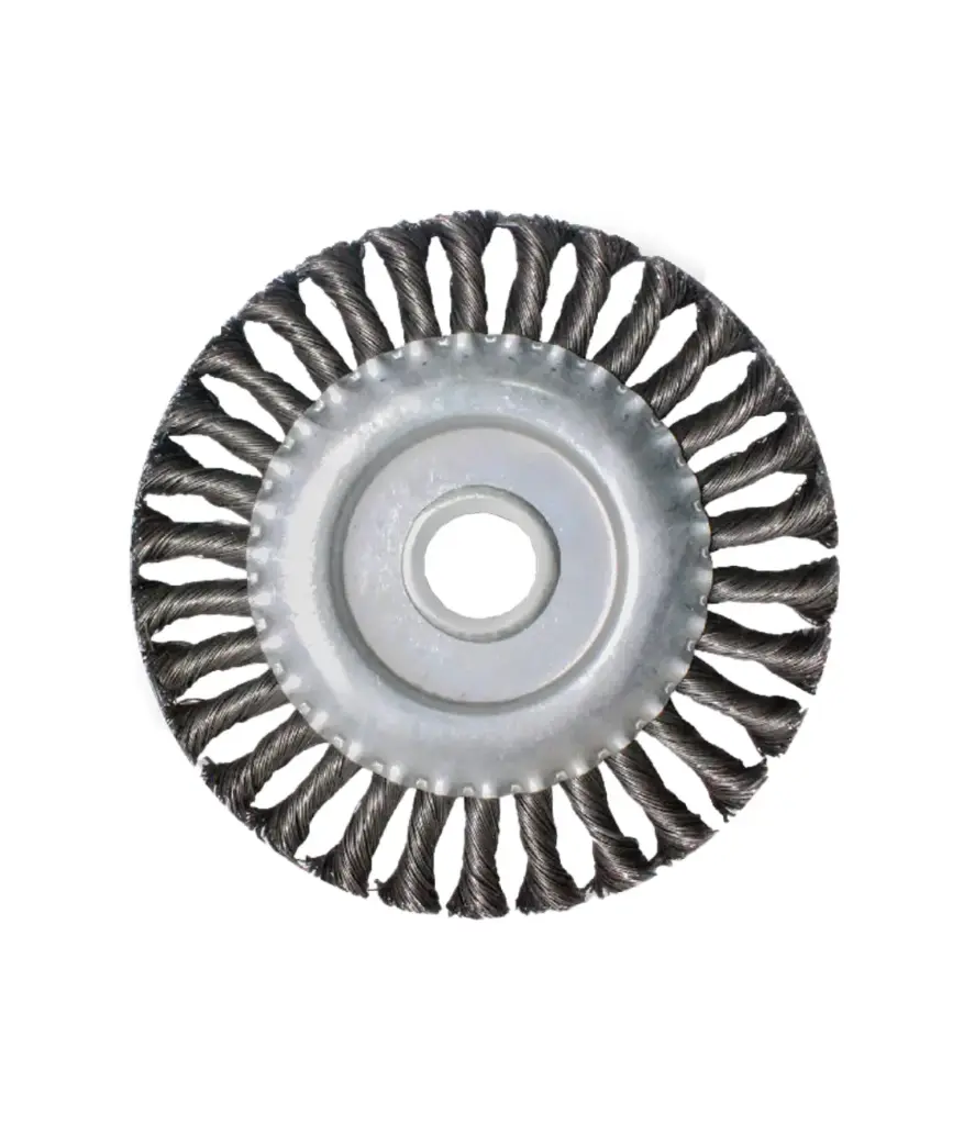 Cepillo circular 8 x 5/8 acero Trenzado BP (CCT8)