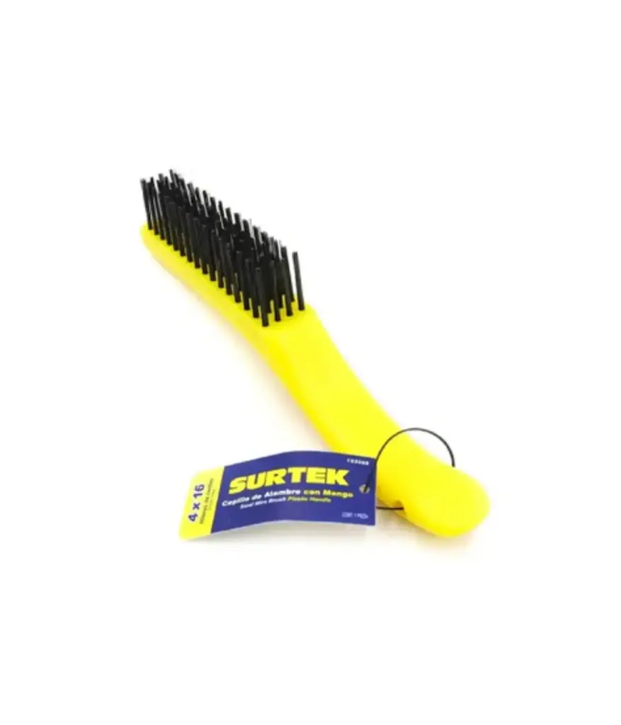 Cepillo de alambre 1 1/2" espiga 1/4" p/taladro SURTEK 123245