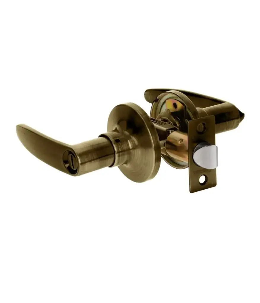 Cerradura p/baño 85111 GENUINE ELITE Bronce Antiguo manija