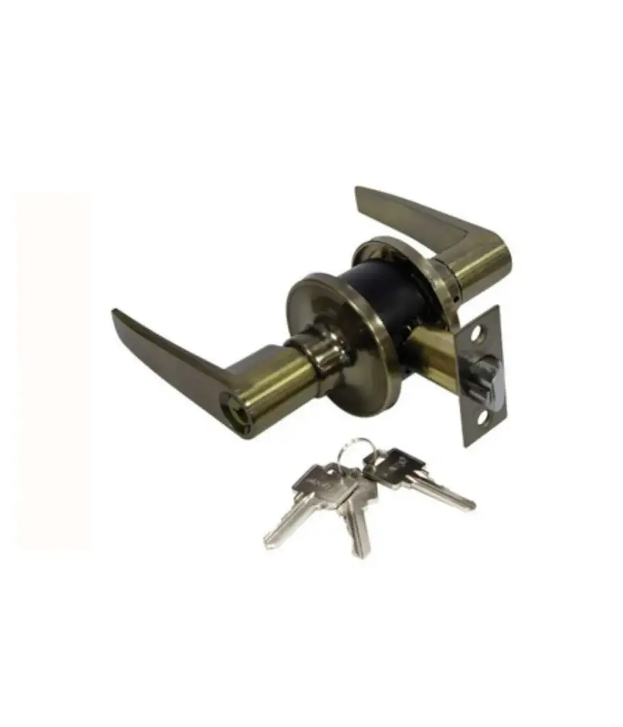 Cerradura p/baño MAVIJU Manija Bronce antiguo (HE140044)