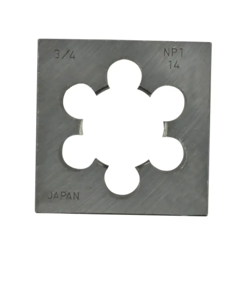 Dado cuadrado p/terraja 3/4 NPT