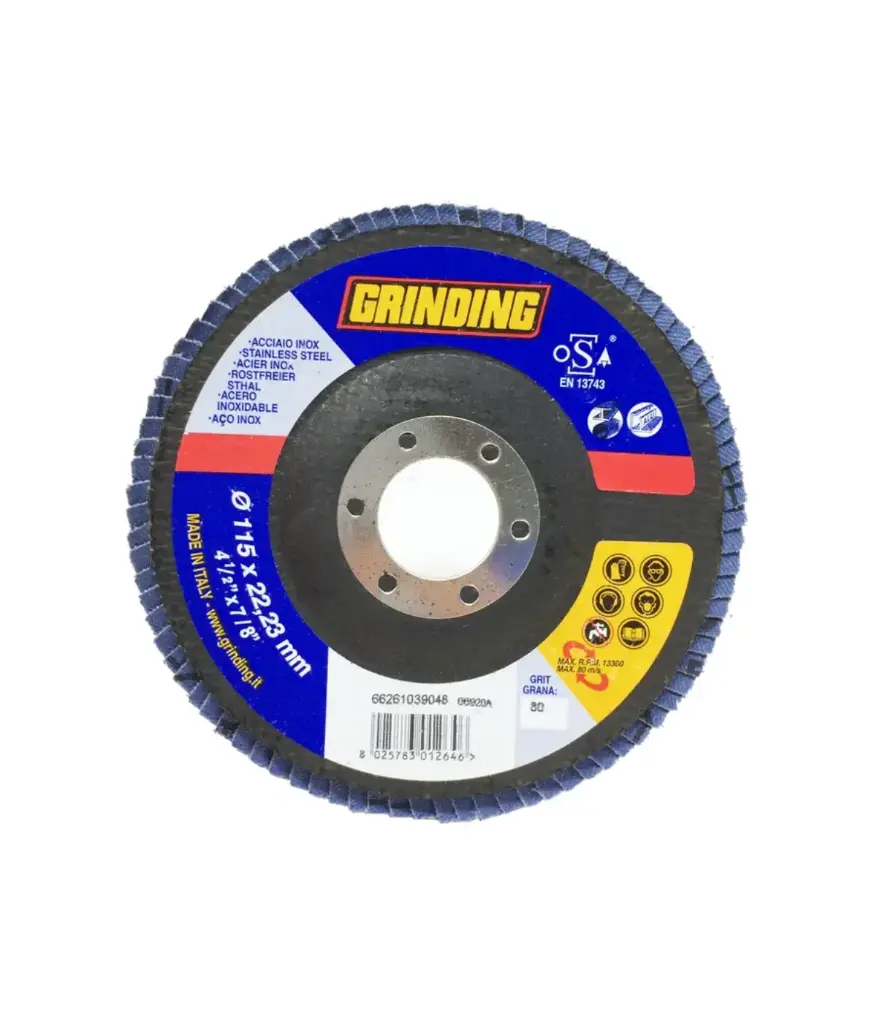 Disco lija FLAP 4 1/2 x 7/8" #120 GRINDING/NEO