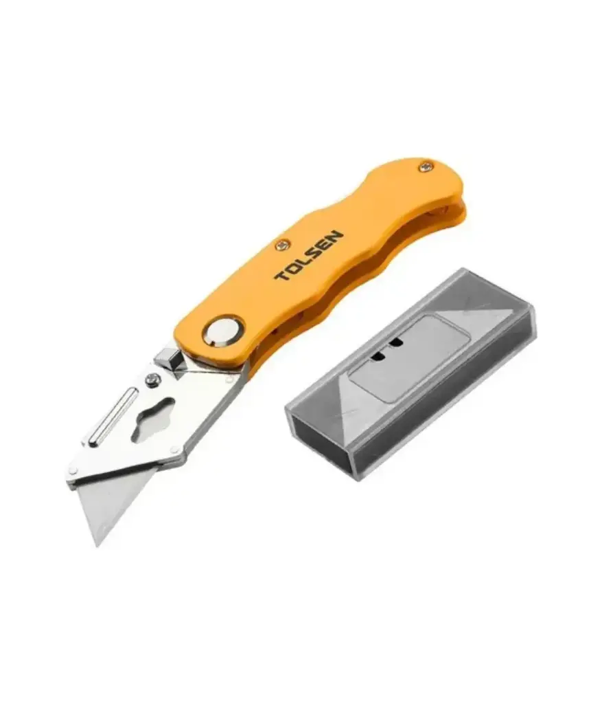 Estilete 6" aluminio c/5 cuchilla TOLSEN (30007)