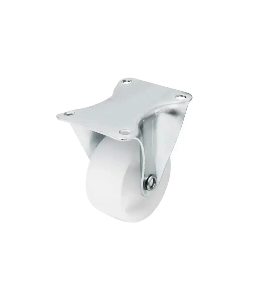 Garrucha 2" nylon fija USA unidad