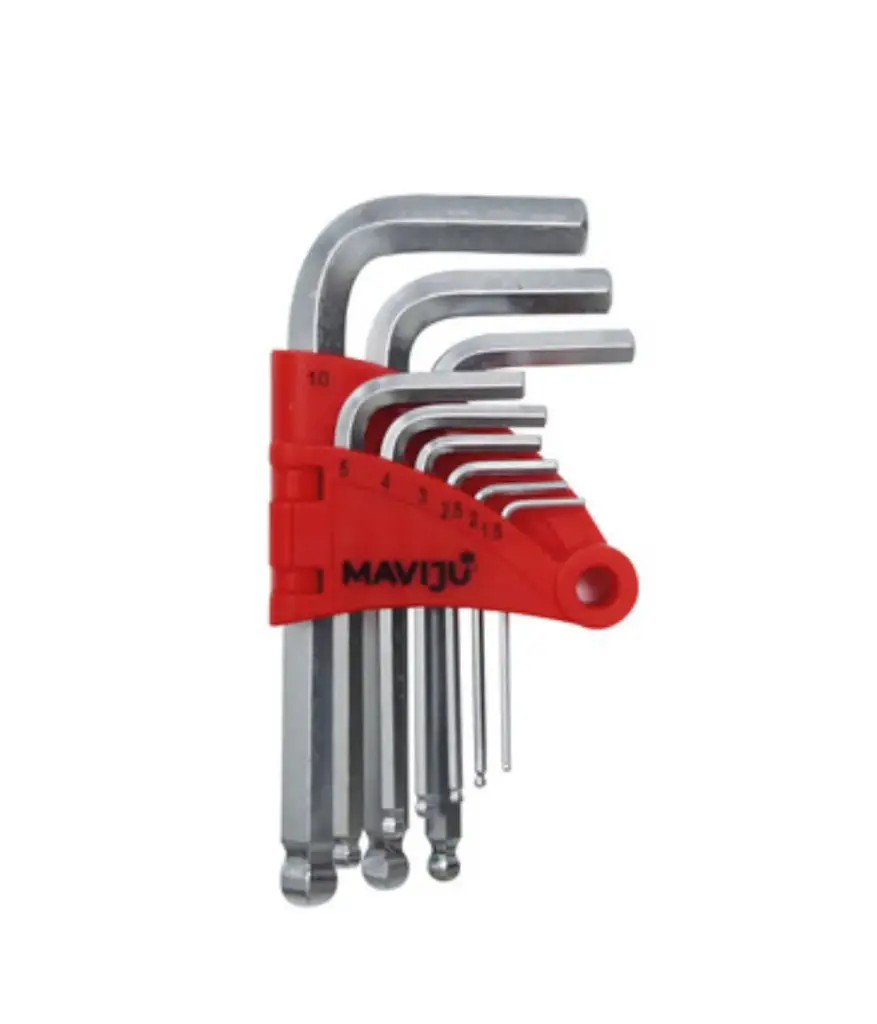 Llave Allen 1.5 a 10mm (9 pzas) juego MAVIJU (YF-70097)