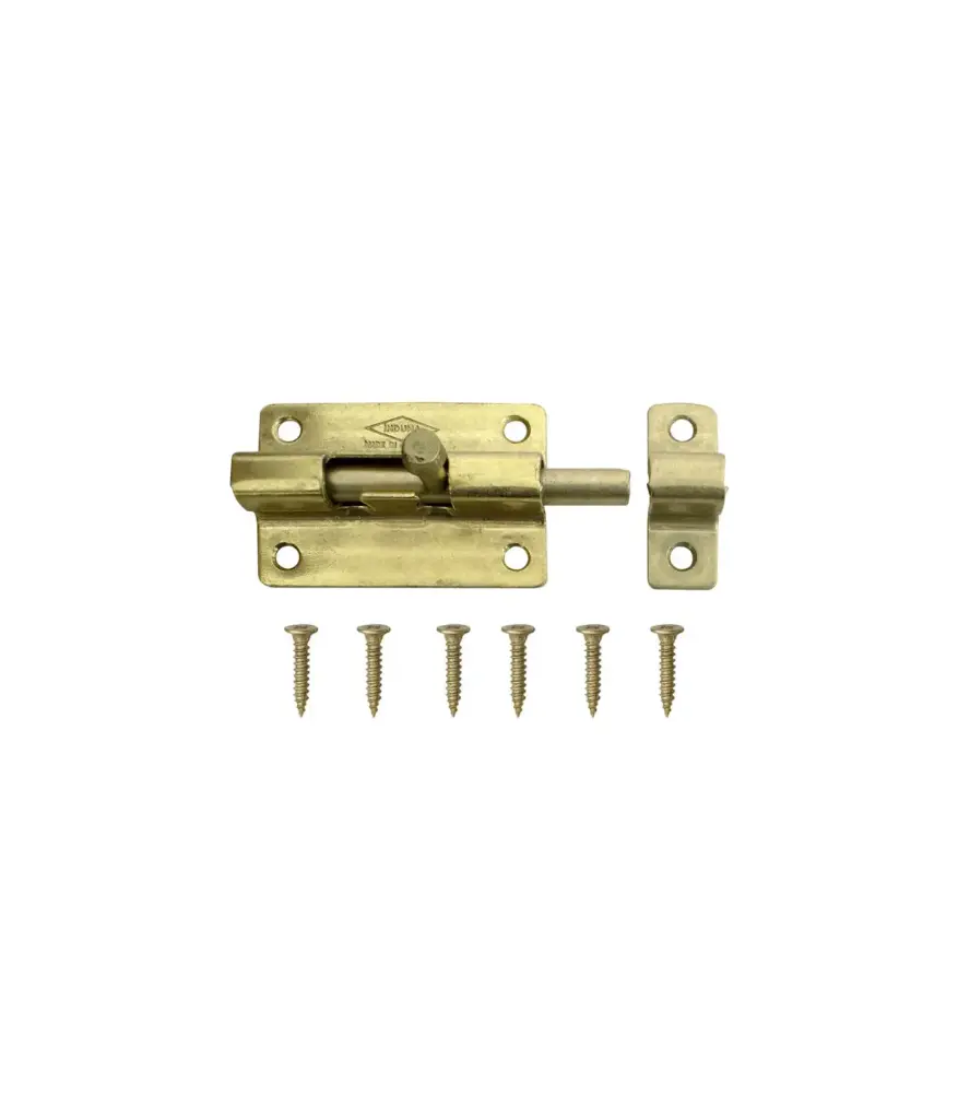 Picaporte dorado 2 1/2" INDUMA