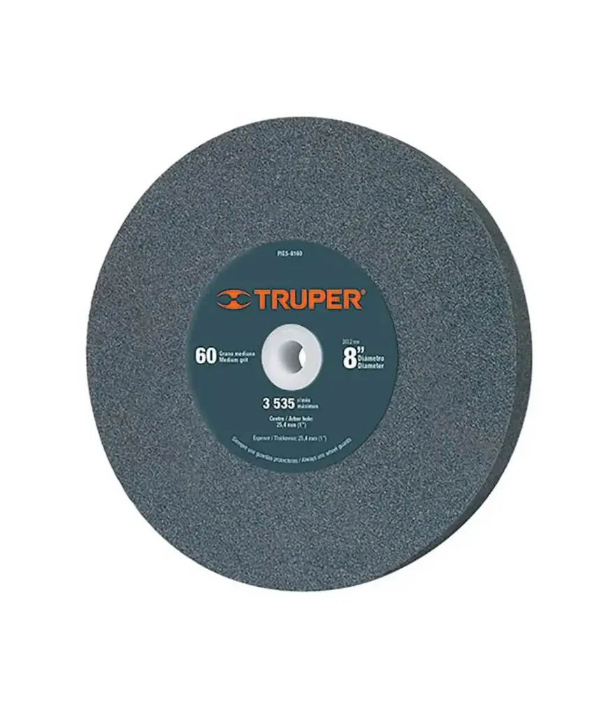 Piedra de esmeril GRANA 60 8"X1"X1" (PieS-8160) TRUPER