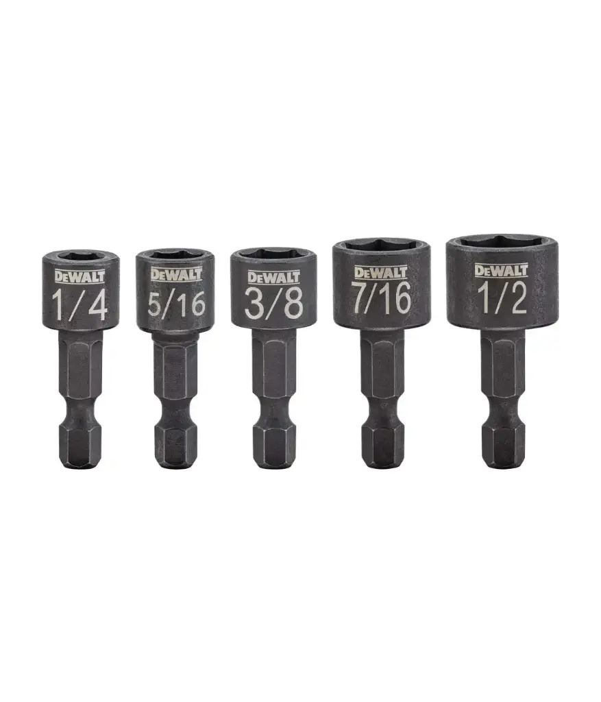 Dados c/espiga 5pzs DW2235IR p/taladro DEWALT