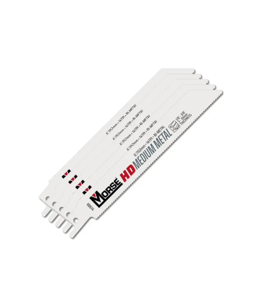 sierra p/caladora (Jgo 5 unid) MORSE p/metal RB614T05