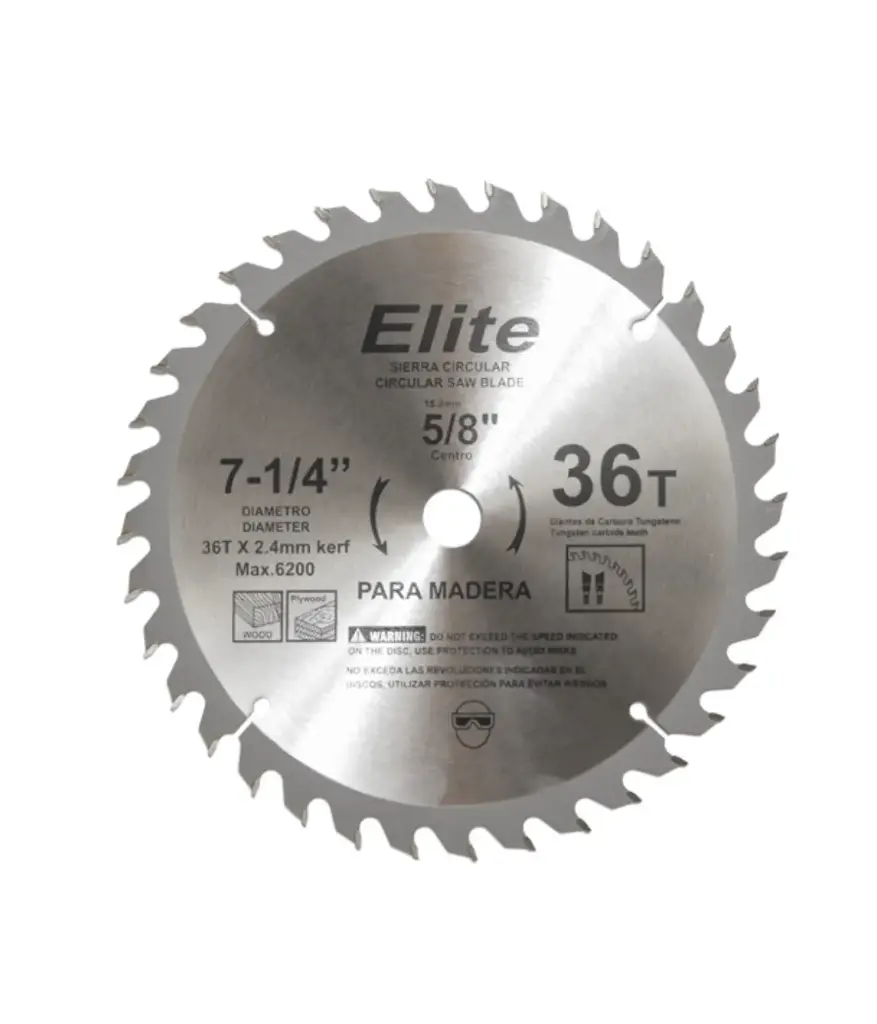 Sierra circular p/aluminio 7-1/4" 80T (SC0780A) ELITE