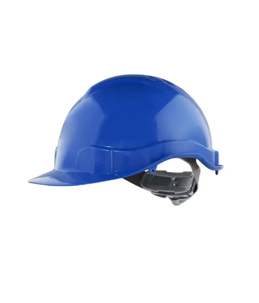Casco Azul de seguridad c/cremallera