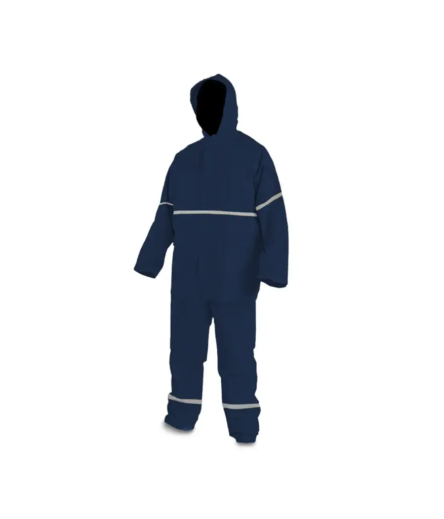 Encauchado 1pz TALLA L JEM Azul c/reflectivo