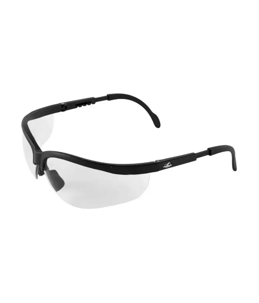 Gafa protectora transparente c/filo negro BULLHEAD picuda (461/466)
