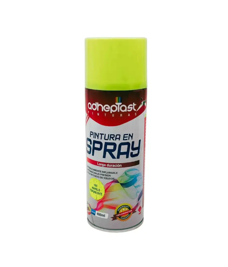 Pintura Spray Fosforecente Amarillo 400ml ADHEPLAST